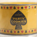 Lot 224 - Vintage Dainty "Party" Cookies Tin "Excellent For The Bridge Table," Mama Cookie Bakeries, Inc., Chicago