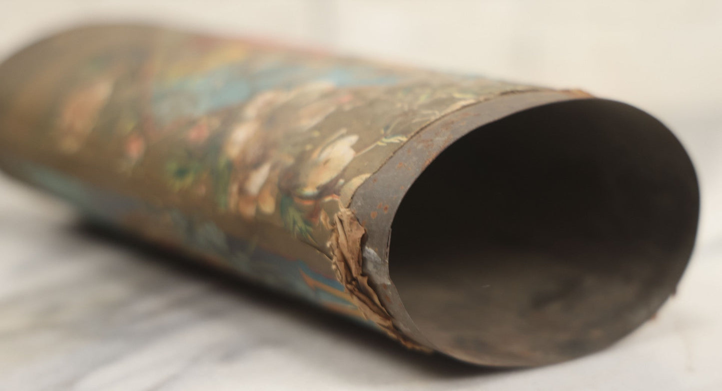 Lot 225 - Pair Of Antique Kennedy Cookie Advertising Tins, Including Kennedy's Malto-Bovine Biscuit And Kennedy's Ginger Wafers, With Paper Label, Cambridgeport, Massachusetts And Chicago, Illinois