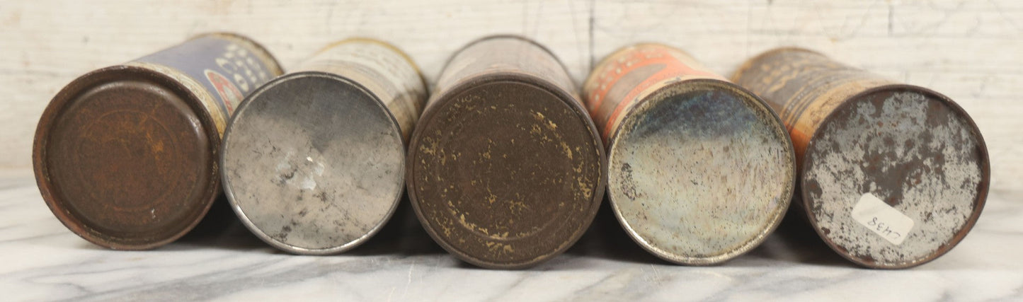 Lot 226 - Grouping Of Five Vintage Cookie And Wafer Tube Advertising Tins Including Beech-Nut Cookies, Christie's Ginger Wafers, Kennedy Ginger Wafers, Drake's Cookies, And Christie's Chocolate Wafers