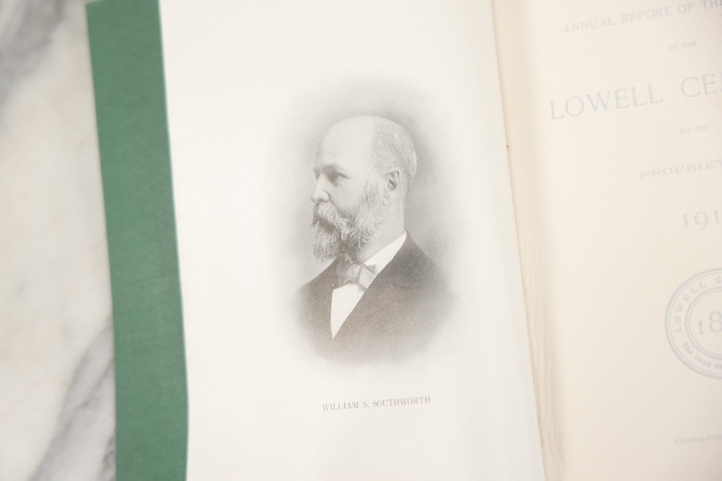 Lot 229 - Antique Ephemera Booklet, "Lowell Cemetery Annual Report," 77Th Annual Report, With Photos, 1919