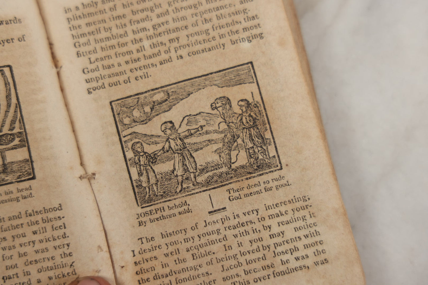 Lot 232 - "The Youth's Primer" Early Antique Soft Cover Booklet By Jonathan Fisher, Minister Of Gospel At Blue Hill, Maine, "Adorned With Cuts," Samuel T. Armstrong, Publisher, Boston, 1817