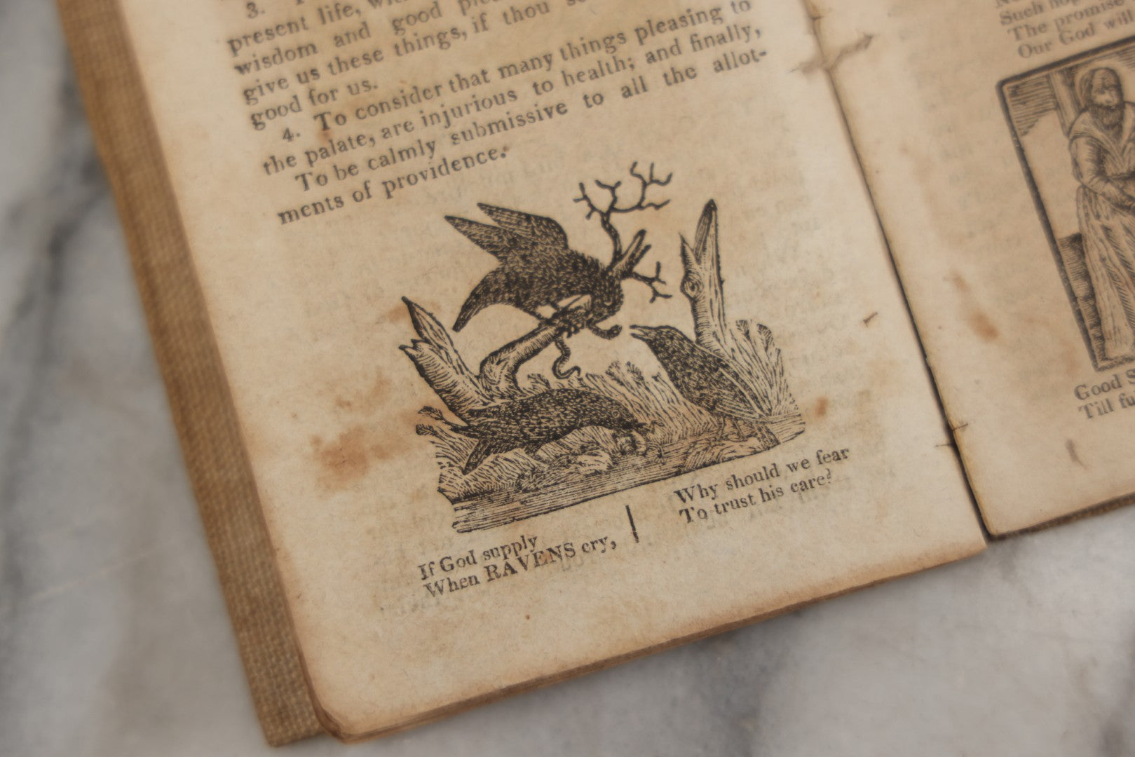 Lot 232 - "The Youth's Primer" Early Antique Soft Cover Booklet By Jonathan Fisher, Minister Of Gospel At Blue Hill, Maine, "Adorned With Cuts," Samuel T. Armstrong, Publisher, Boston, 1817