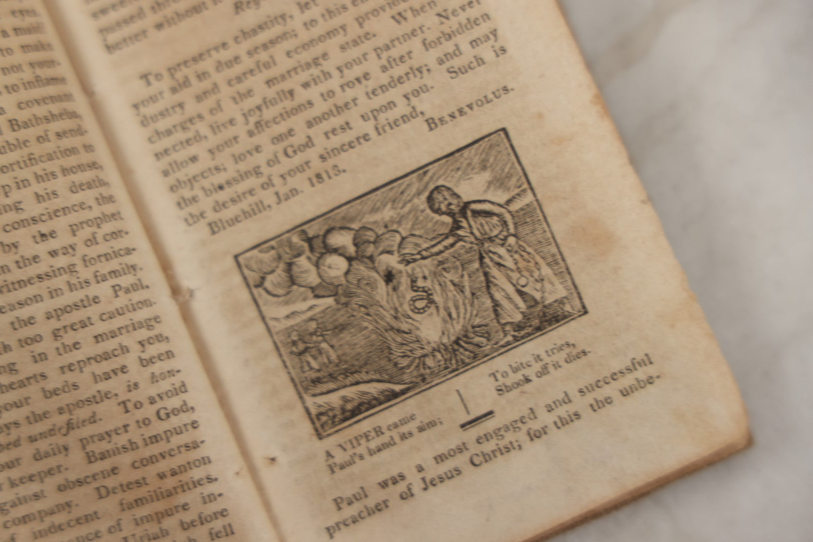 Lot 232 - "The Youth's Primer" Early Antique Soft Cover Booklet By Jonathan Fisher, Minister Of Gospel At Blue Hill, Maine, "Adorned With Cuts," Samuel T. Armstrong, Publisher, Boston, 1817