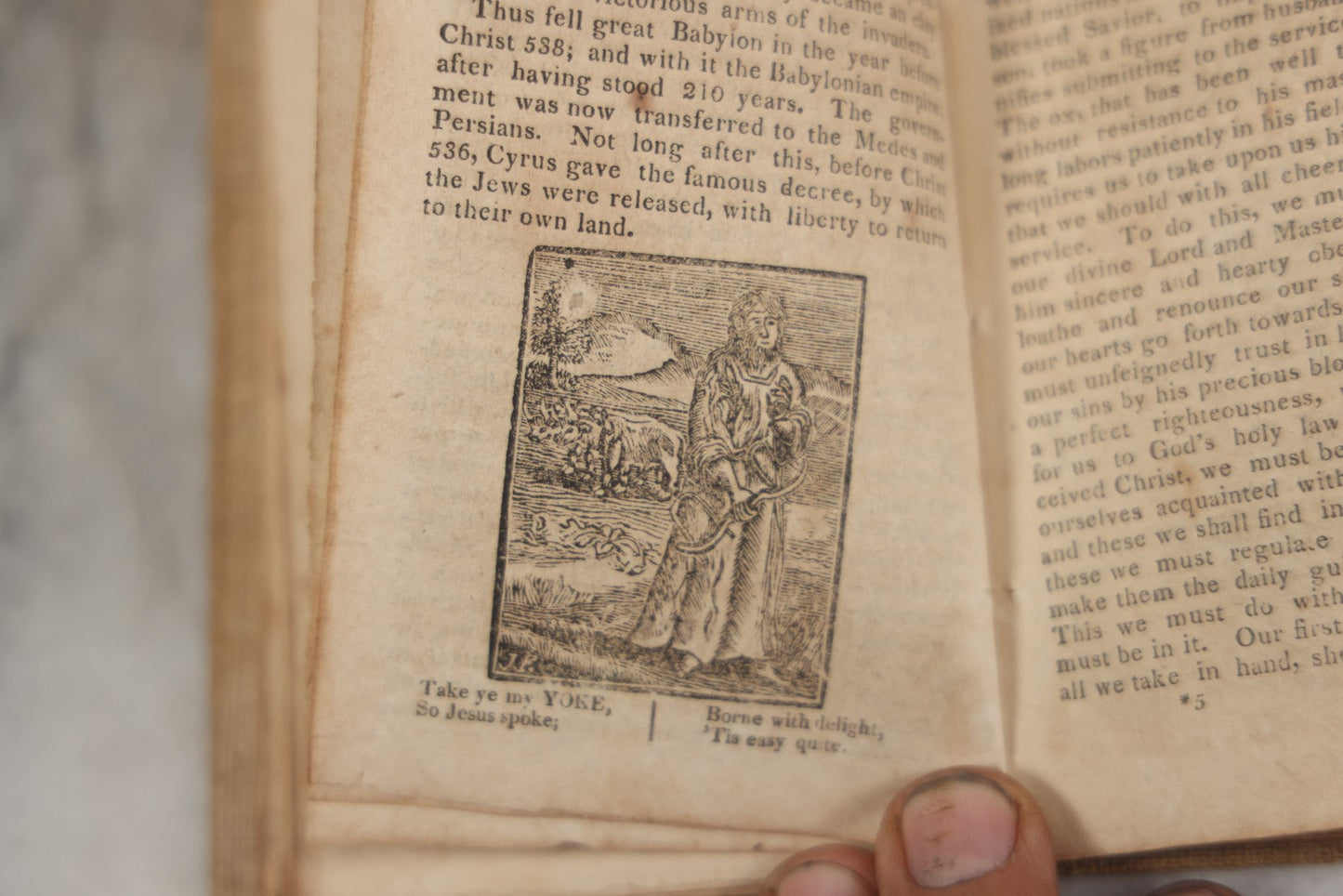 Lot 232 - "The Youth's Primer" Early Antique Soft Cover Booklet By Jonathan Fisher, Minister Of Gospel At Blue Hill, Maine, "Adorned With Cuts," Samuel T. Armstrong, Publisher, Boston, 1817