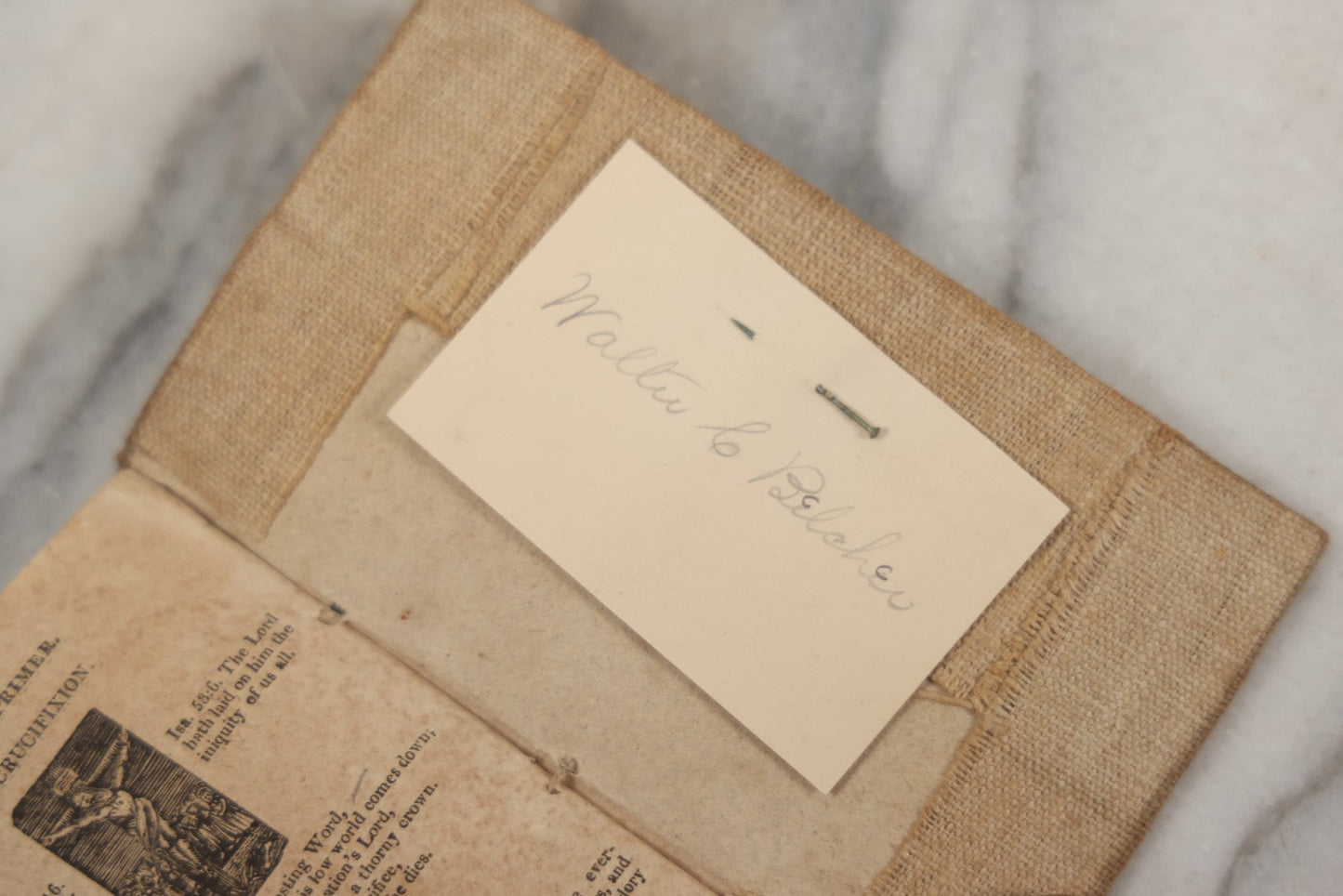 Lot 232 - "The Youth's Primer" Early Antique Soft Cover Booklet By Jonathan Fisher, Minister Of Gospel At Blue Hill, Maine, "Adorned With Cuts," Samuel T. Armstrong, Publisher, Boston, 1817