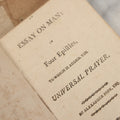 Lot 233 - "Essay On Man: In Four Epistles, To Which Is Added The Universal Prayer" Early Antique Soft Cover Booklet By Alexander Pope, Esquire, Printed By Salmon Wilder, Jaffrey, New Hampshire, 1813, With Original Paper Sleeve