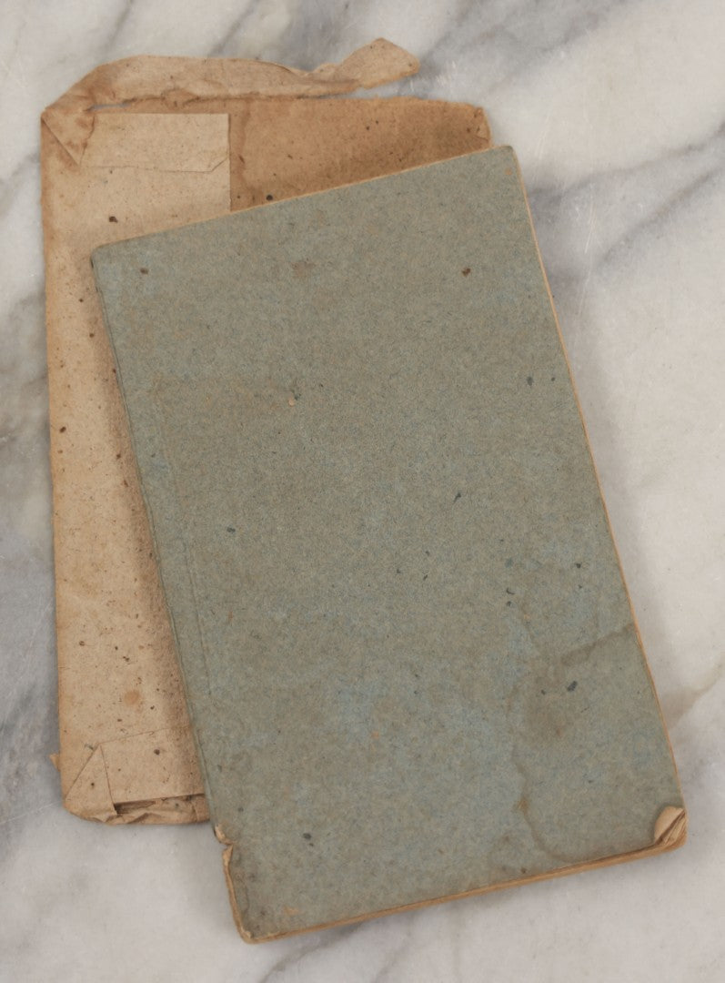 Lot 233 - "Essay On Man: In Four Epistles, To Which Is Added The Universal Prayer" Early Antique Soft Cover Booklet By Alexander Pope, Esquire, Printed By Salmon Wilder, Jaffrey, New Hampshire, 1813, With Original Paper Sleeve