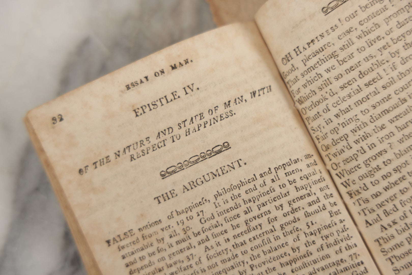 Lot 233 - "Essay On Man: In Four Epistles, To Which Is Added The Universal Prayer" Early Antique Soft Cover Booklet By Alexander Pope, Esquire, Printed By Salmon Wilder, Jaffrey, New Hampshire, 1813, With Original Paper Sleeve