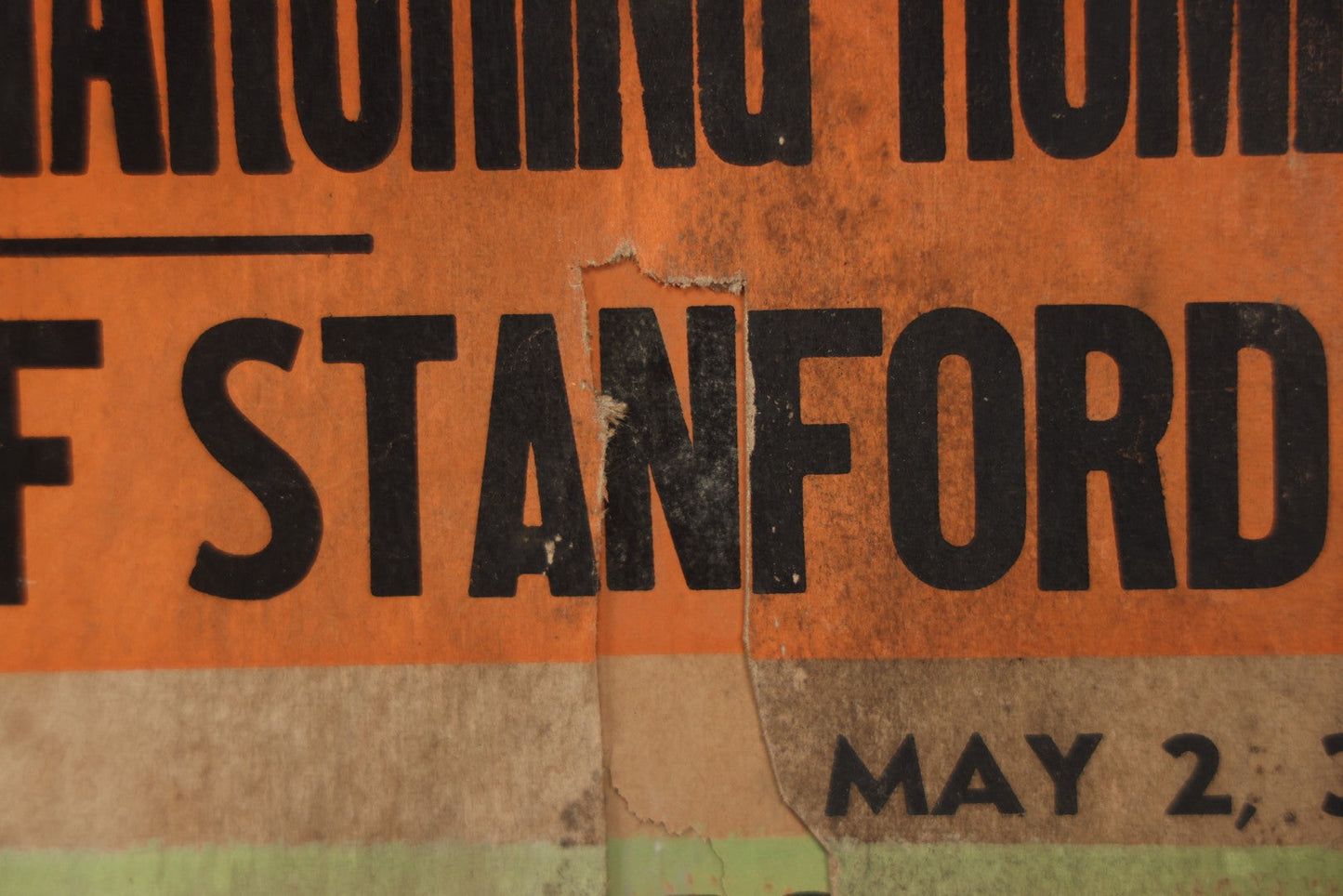 Lot 235 - Vintage Broadside Movie Theater Advertising Poster, Park Theatre, Brockton, Massachusetts, Showing "I Married A Witch," "Nightmare," And Boris Karloff In "The Boogie Man Will Get You," Spring 1943, See Condition Notes 