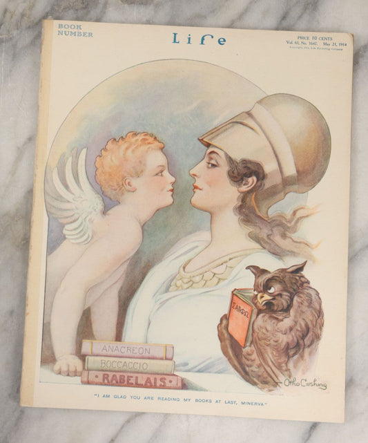 Lot 237 - Antique Life Magazine, Vol. 6, No. 1647, May 21, 1914, With Cover Illustrated By Otho Cushing