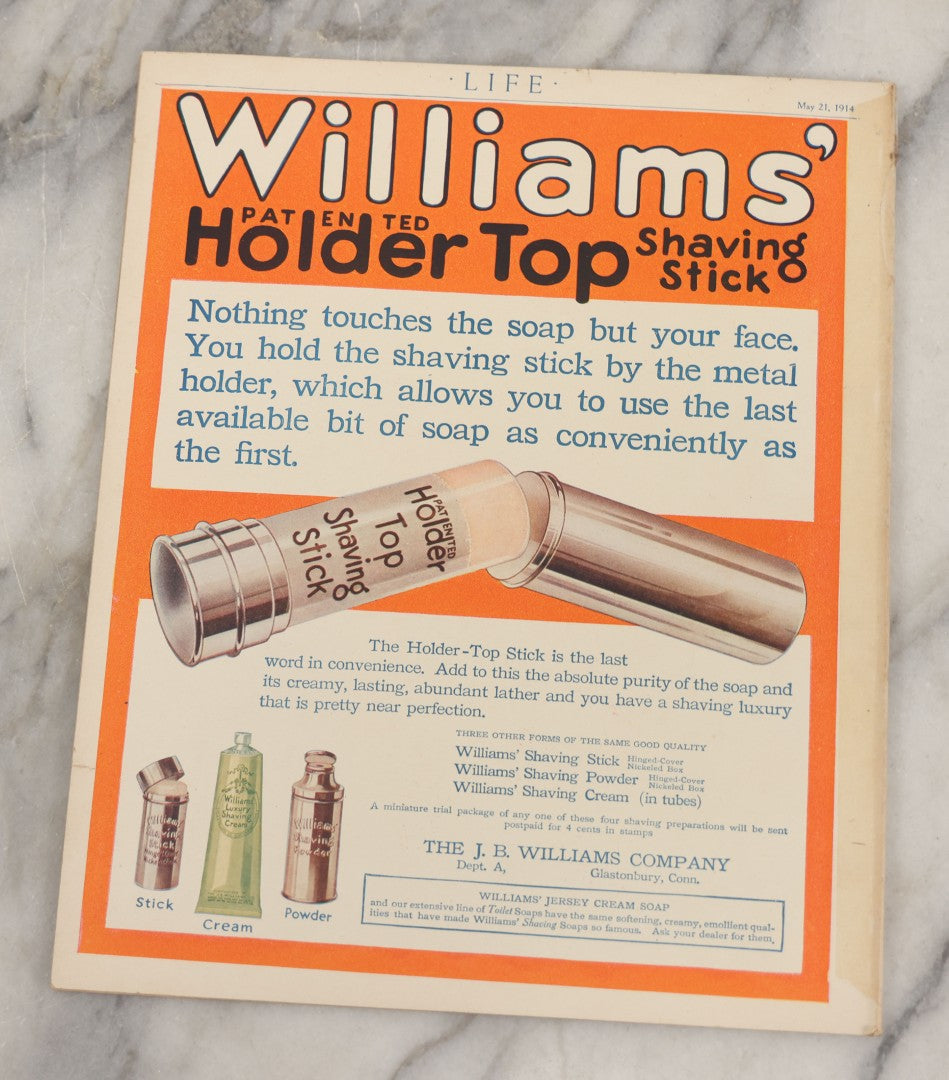 Lot 237 - Antique Life Magazine, Vol. 6, No. 1647, May 21, 1914, With Cover Illustrated By Otho Cushing