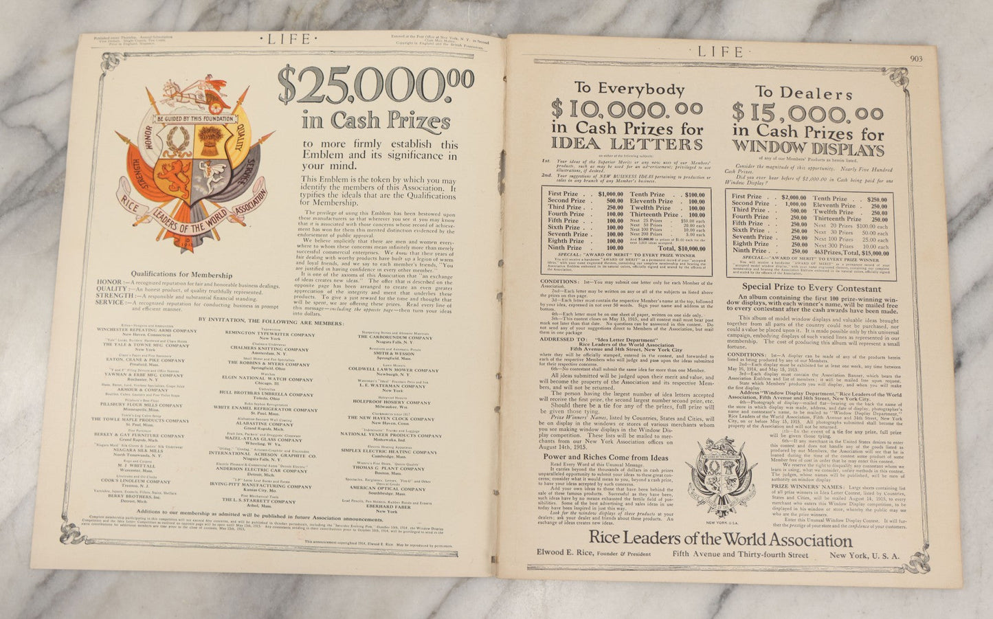 Lot 237 - Antique Life Magazine, Vol. 6, No. 1647, May 21, 1914, With Cover Illustrated By Otho Cushing