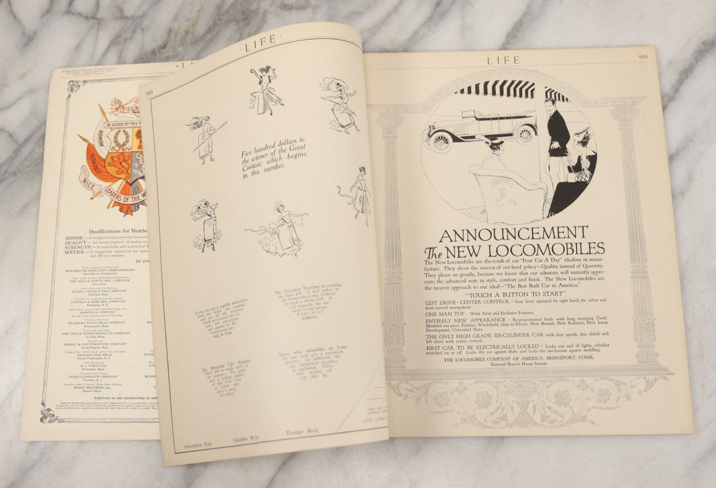 Lot 237 - Antique Life Magazine, Vol. 6, No. 1647, May 21, 1914, With Cover Illustrated By Otho Cushing