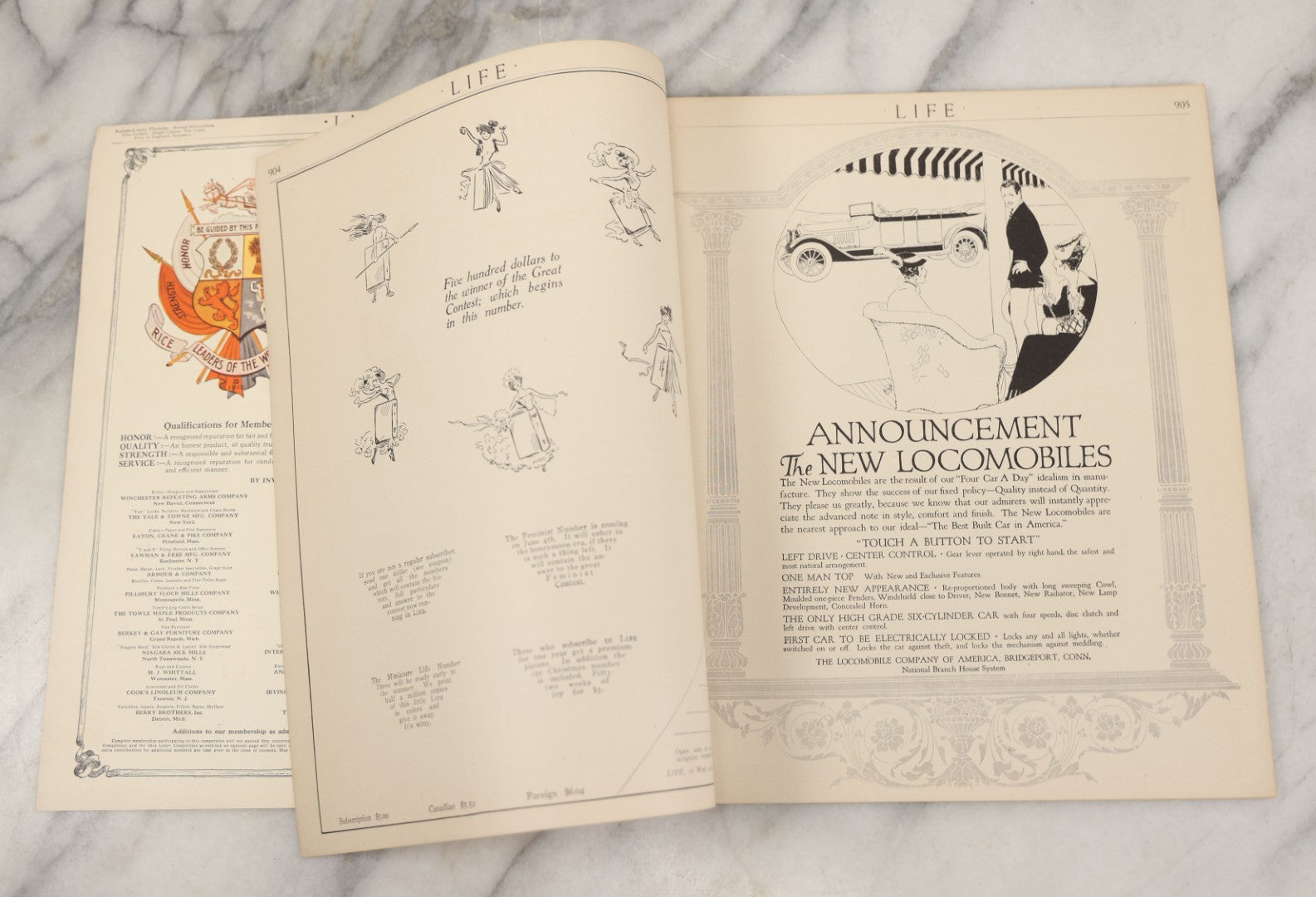 Lot 237 - Antique Life Magazine, Vol. 6, No. 1647, May 21, 1914, With Cover Illustrated By Otho Cushing