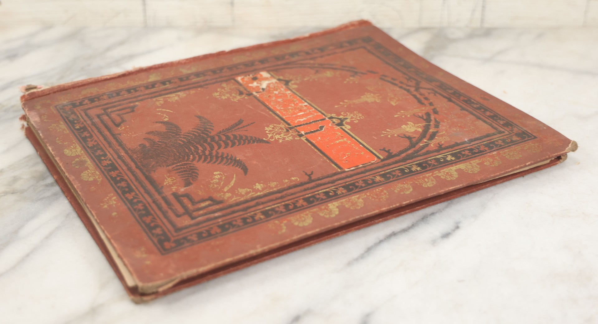 Lot 238 - Antique Victorian Scrapbook Containing Approximately Pieces, Mostly Bold Chromolithographs Of Beautiful Women, Nicely Organized