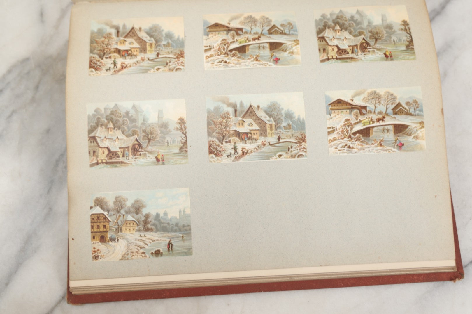 Lot 238 - Antique Victorian Scrapbook Containing Approximately Pieces, Mostly Bold Chromolithographs Of Beautiful Women, Nicely Organized