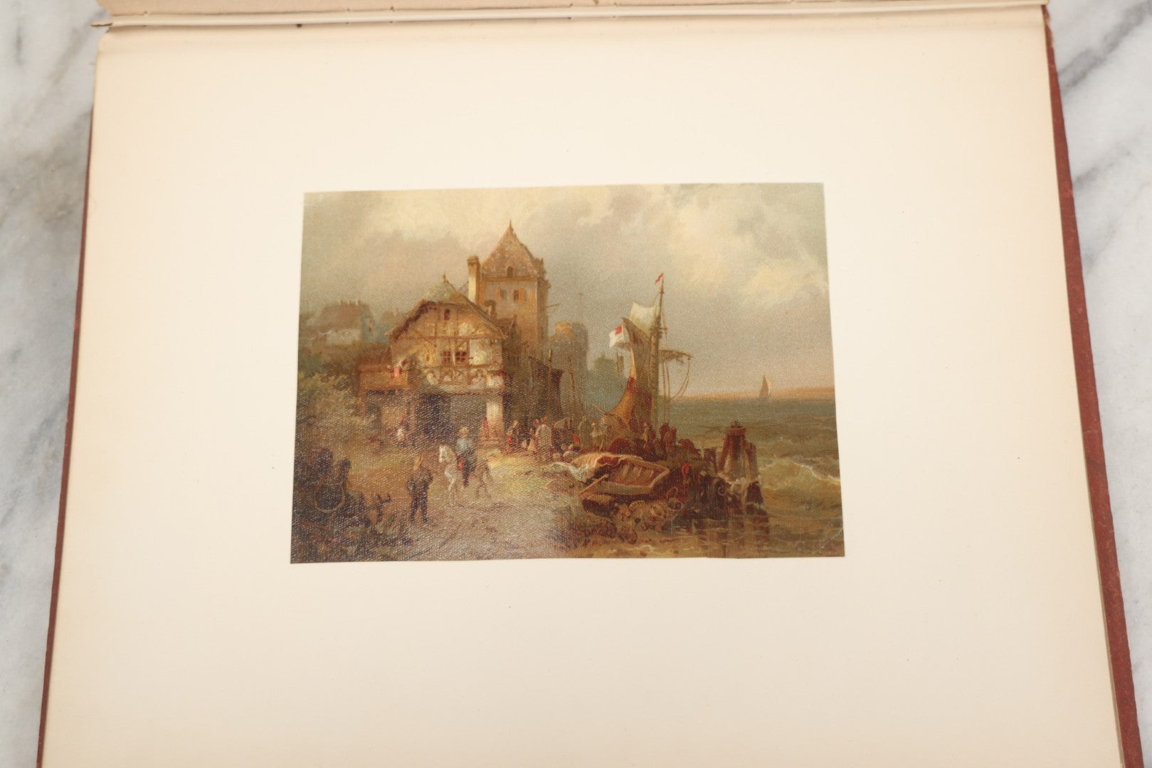 Lot 238 - Antique Victorian Scrapbook Containing Approximately Pieces, Mostly Bold Chromolithographs Of Beautiful Women, Nicely Organized