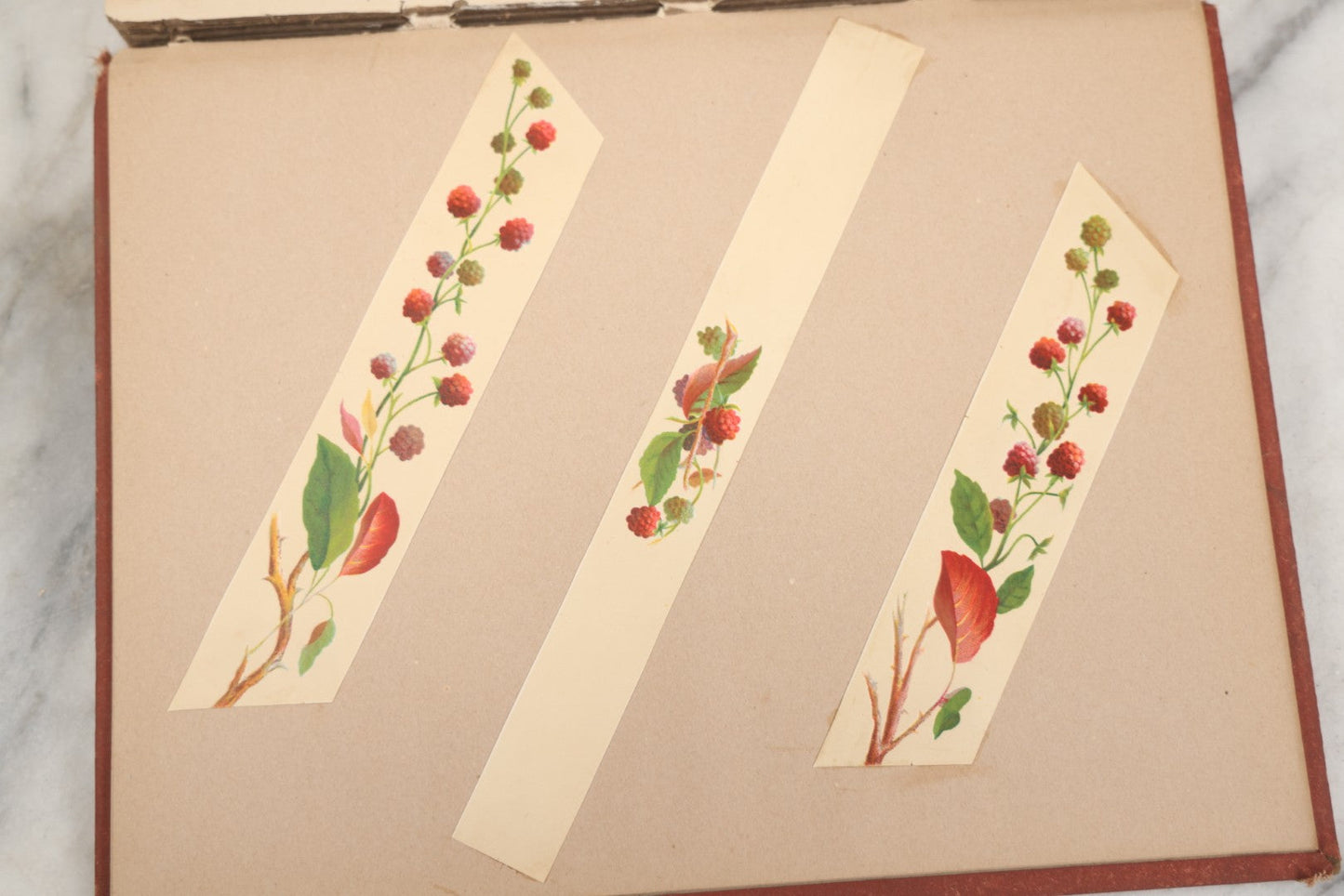 Lot 238 - Antique Victorian Scrapbook Containing Approximately Pieces, Mostly Bold Chromolithographs Of Beautiful Women, Nicely Organized