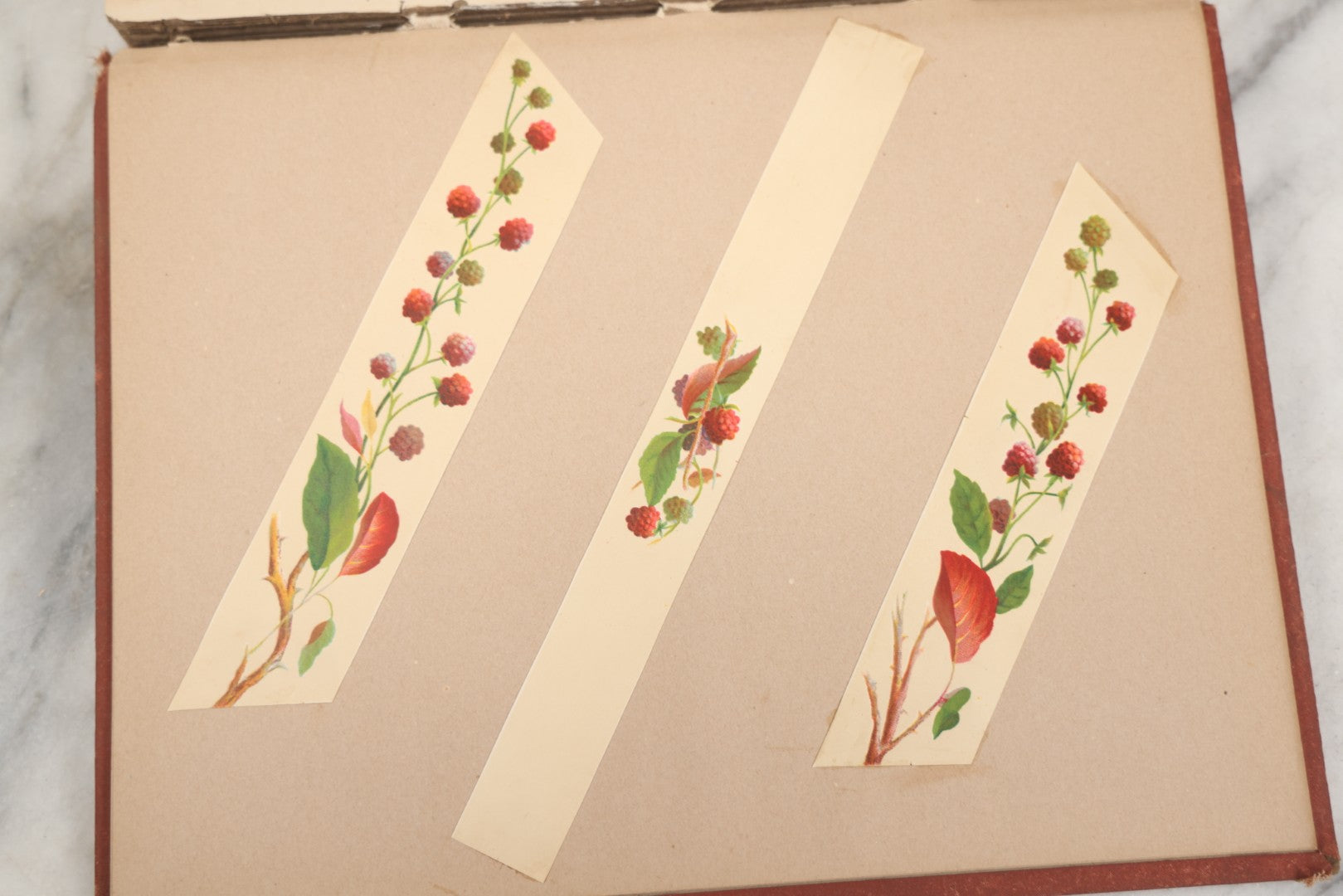 Lot 238 - Antique Victorian Scrapbook Containing Approximately Pieces, Mostly Bold Chromolithographs Of Beautiful Women, Nicely Organized