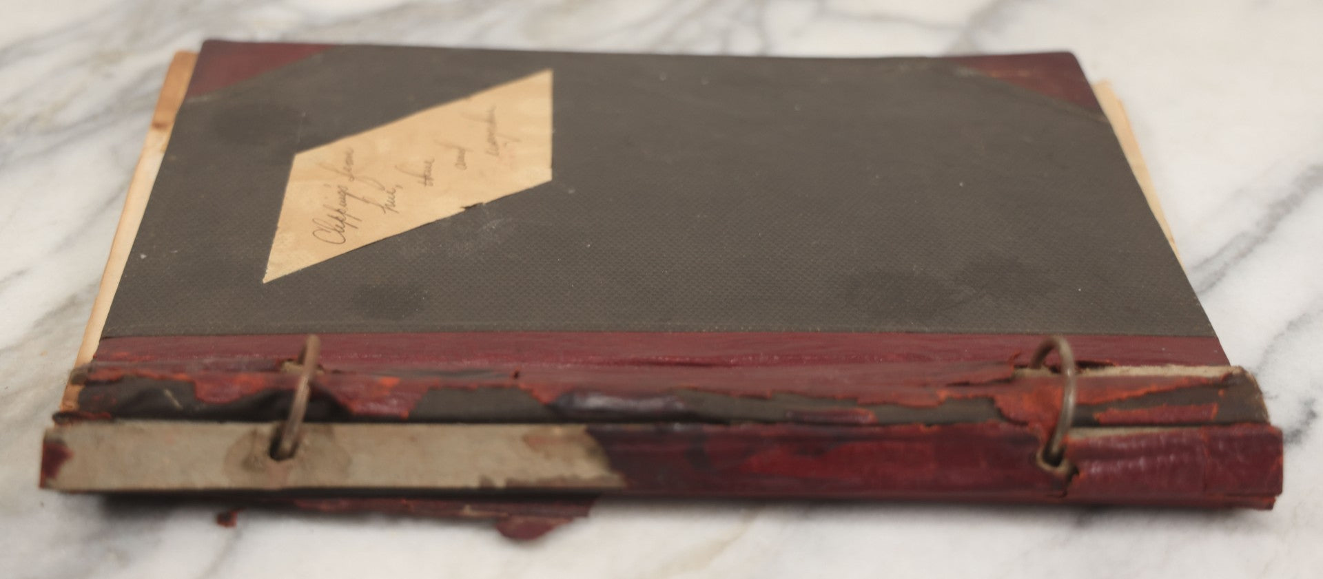 Lot 239 - Antique Early 20th Century Newspaper Scrapbook, "Clippings From Here, There, And Everywhere," Mostly Concerning Lincoln, Massachusetts, Post World War One, 1919