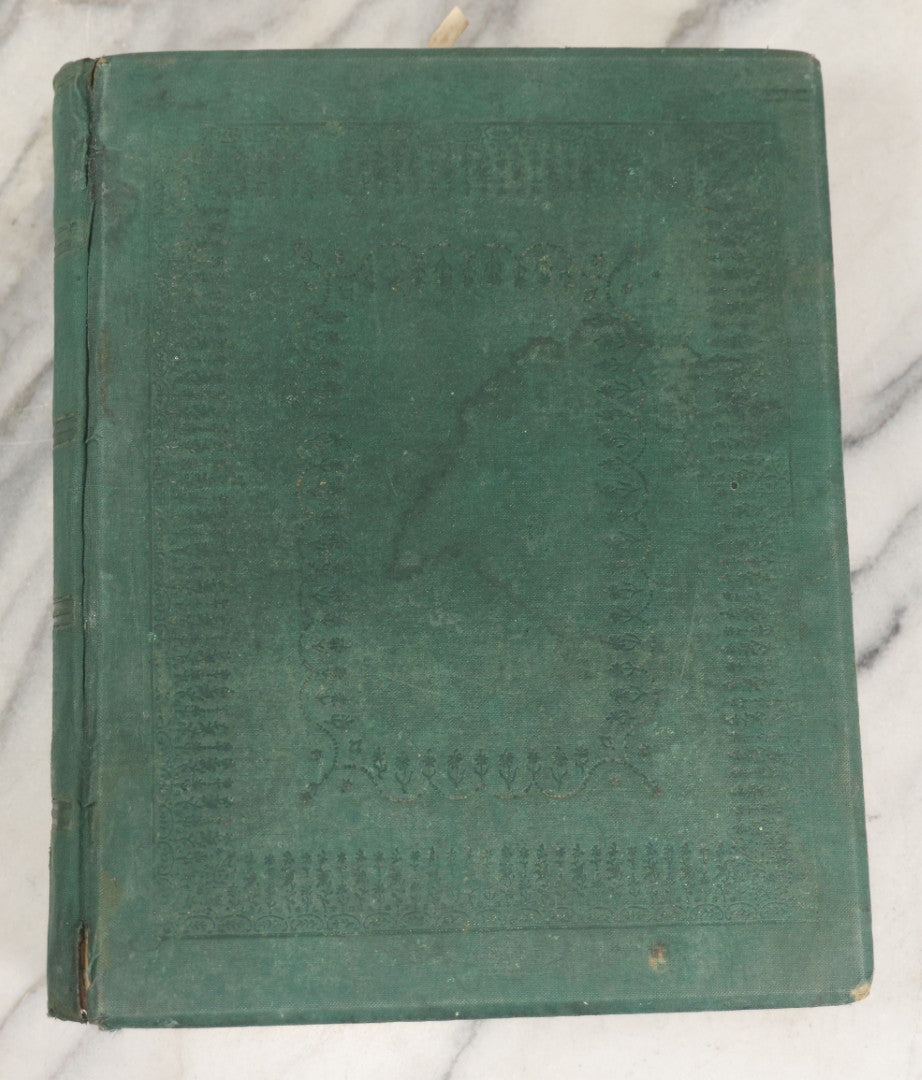 Lot 240 - Antique Snapshot Photo Album And Scrapbook Containing Dozens Of Scraps, Photos, Handwritten Poems And Entries, Watercolor And Other Paintings And Drawings, Circa 1905