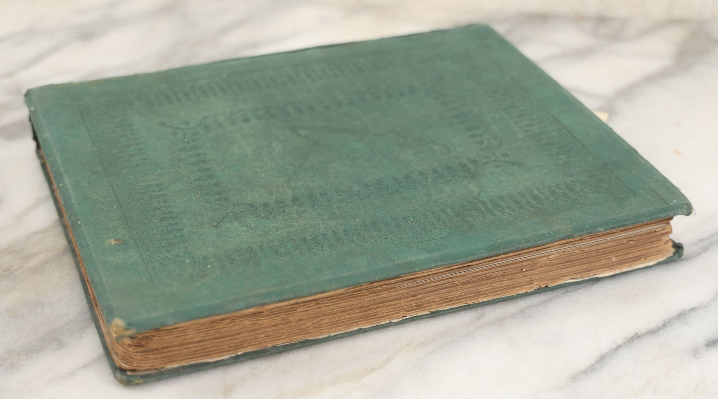 Lot 240 - Antique Snapshot Photo Album And Scrapbook Containing Dozens Of Scraps, Photos, Handwritten Poems And Entries, Watercolor And Other Paintings And Drawings, Circa 1905