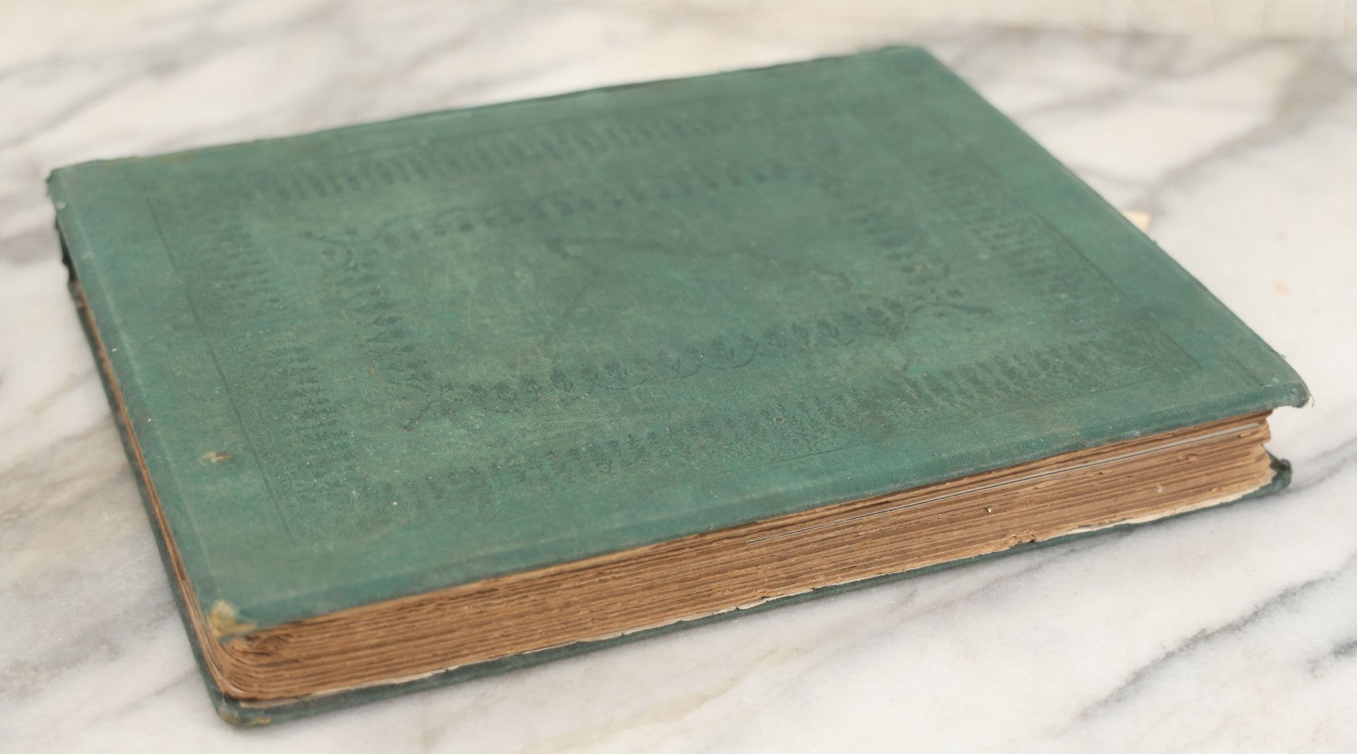 Lot 240 - Antique Snapshot Photo Album And Scrapbook Containing Dozens Of Scraps, Photos, Handwritten Poems And Entries, Watercolor And Other Paintings And Drawings, Circa 1905