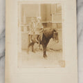 Lot 249 - Single Antique Boarded Photograph Of Two Toddlers Riding A Mini Horse, Circa 1895, Identified On Verso