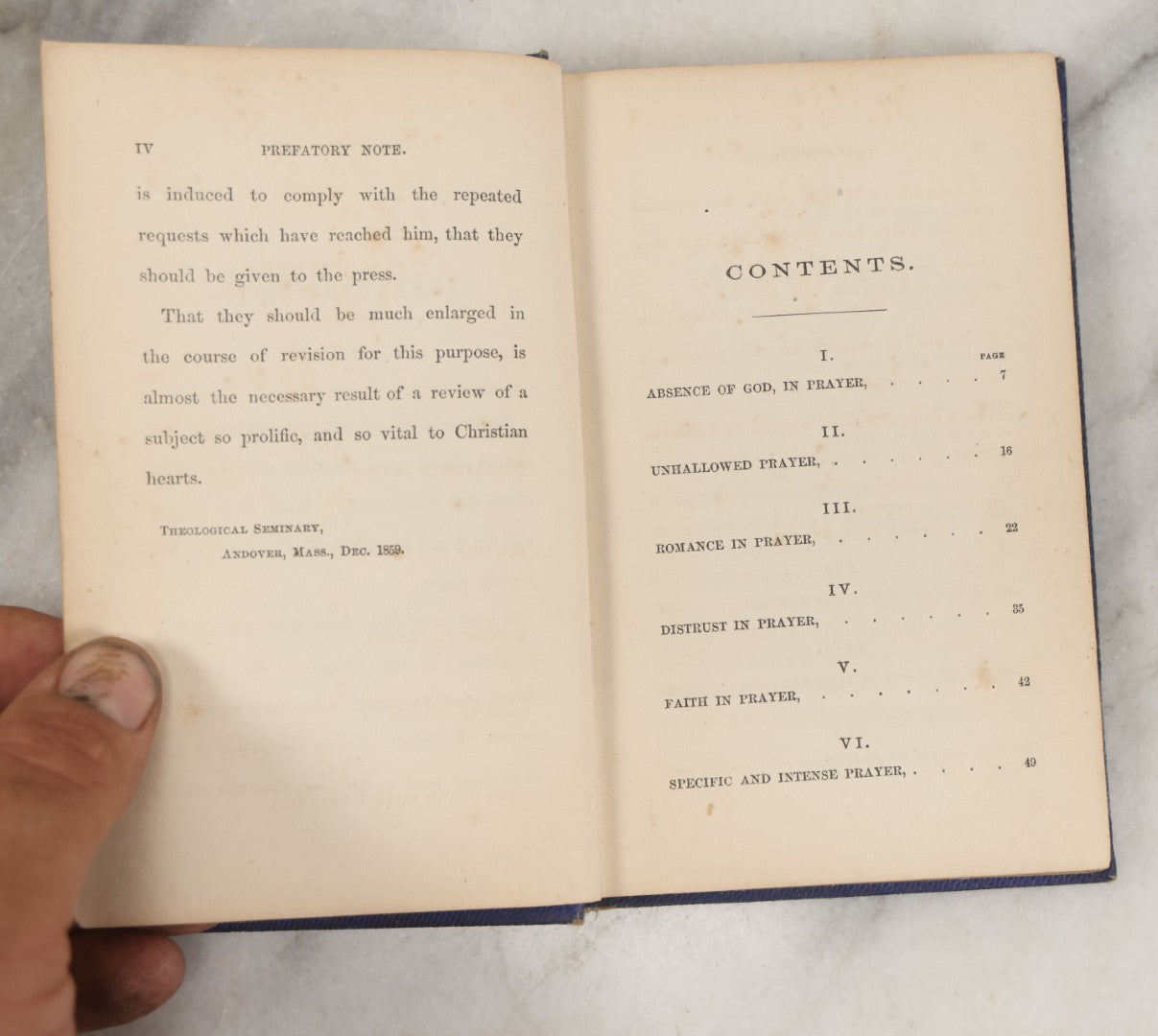 Lot 271 - "The Still Hour, Or Communion With God" Antique Book By Austin Phelps, Andover Theological Seminary Professor, American Tract Society, Publisher, Boston, 1860