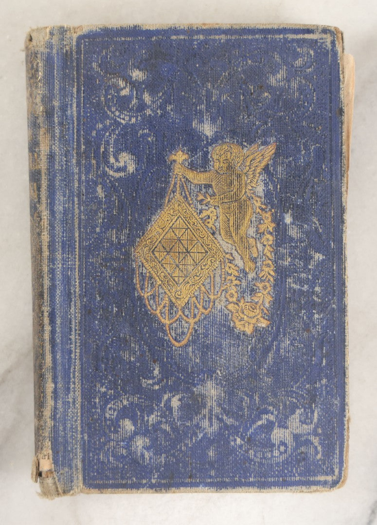 Lot 272 - "The Philipena, Or Friendship's Token: A Present For All Seasons" Antique Miniature Book With Illustrated Color Frontispiece, Prose And Poetry, Cottrell And Company, Publishers, Boston, 1885 Inscription