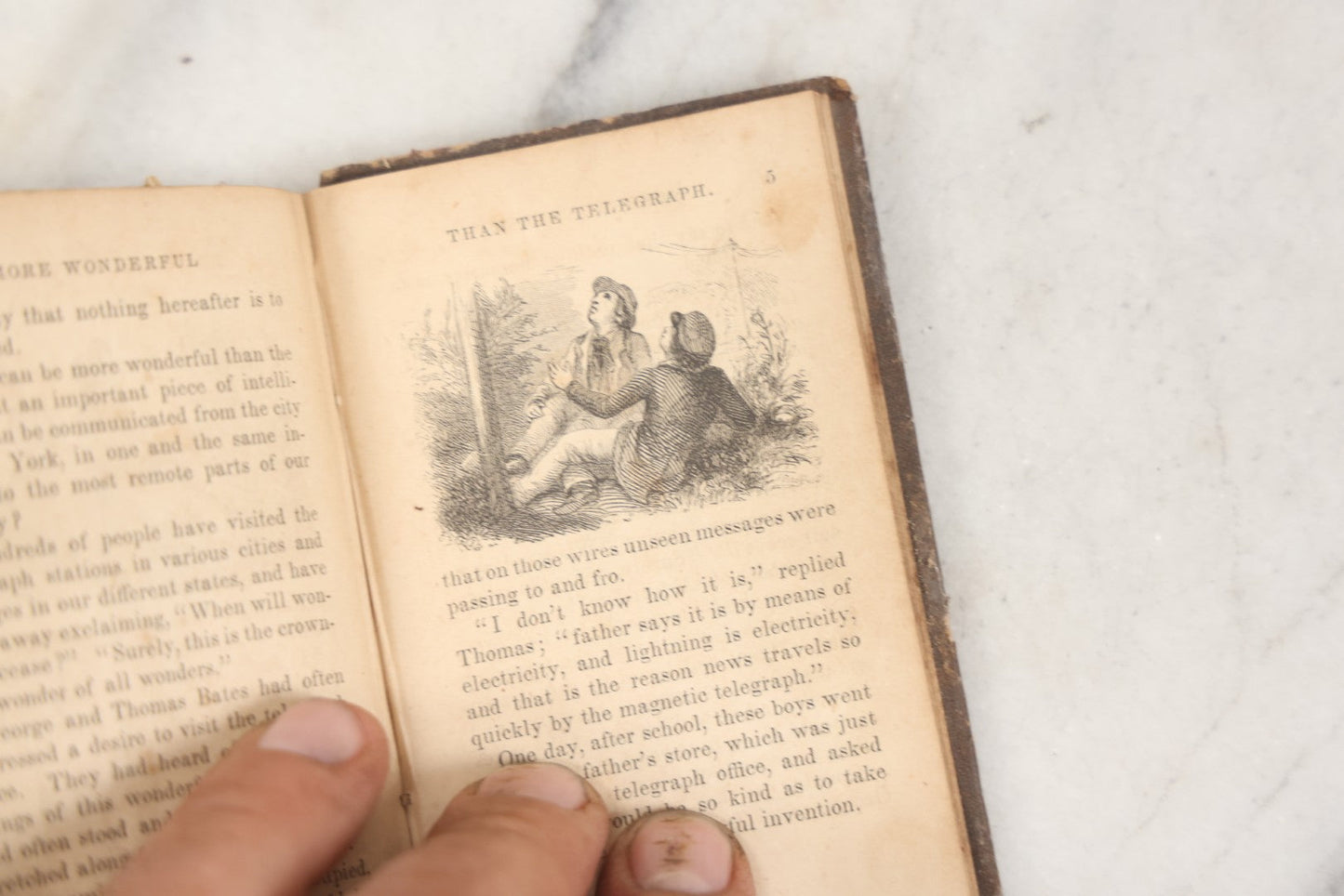 Lot 274 - "Elisha And Other Books For Children" Antique Miniature Illustrated Book, American Tract Society, Publishers, New York