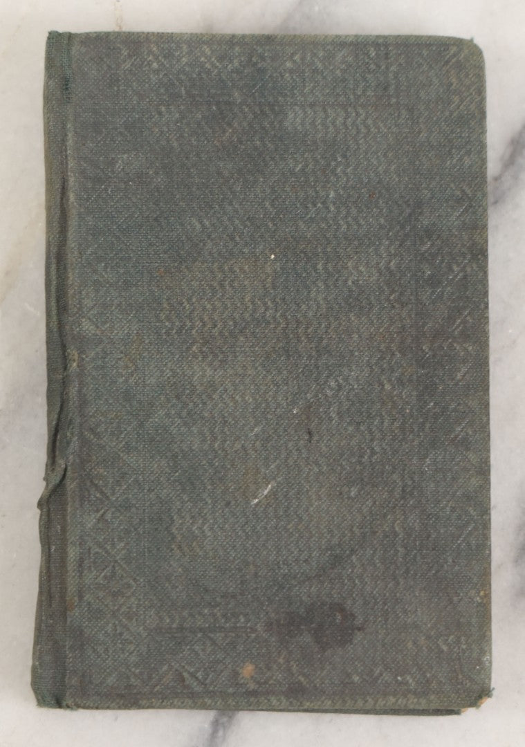 Lot 275 - "The Token" Antique Illustrated Miniature Children's Story Book, Taggard & Thompson, Publishers, Boston, 1863, Embossed Geometric Design On Covers