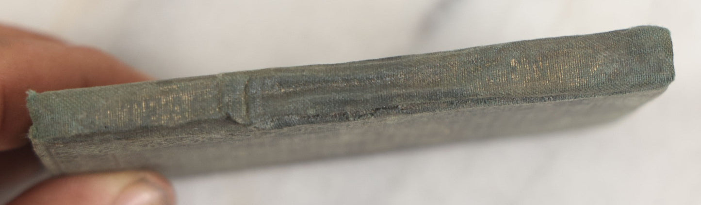 Lot 275 - "The Token" Antique Illustrated Miniature Children's Story Book, Taggard & Thompson, Publishers, Boston, 1863, Embossed Geometric Design On Covers