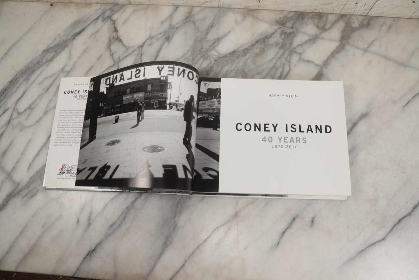 Lot 277 - "Coney Island; 40 Years" Modern Photography Coffee Table Book By Harvey Stein, Signed By The Photographer, Schiffer Books, Publishers, 2011