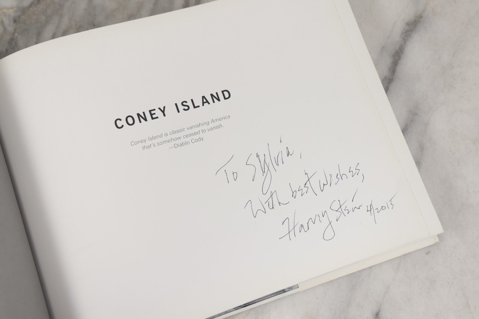 Lot 277 - "Coney Island; 40 Years" Modern Photography Coffee Table Book By Harvey Stein, Signed By The Photographer, Schiffer Books, Publishers, 2011