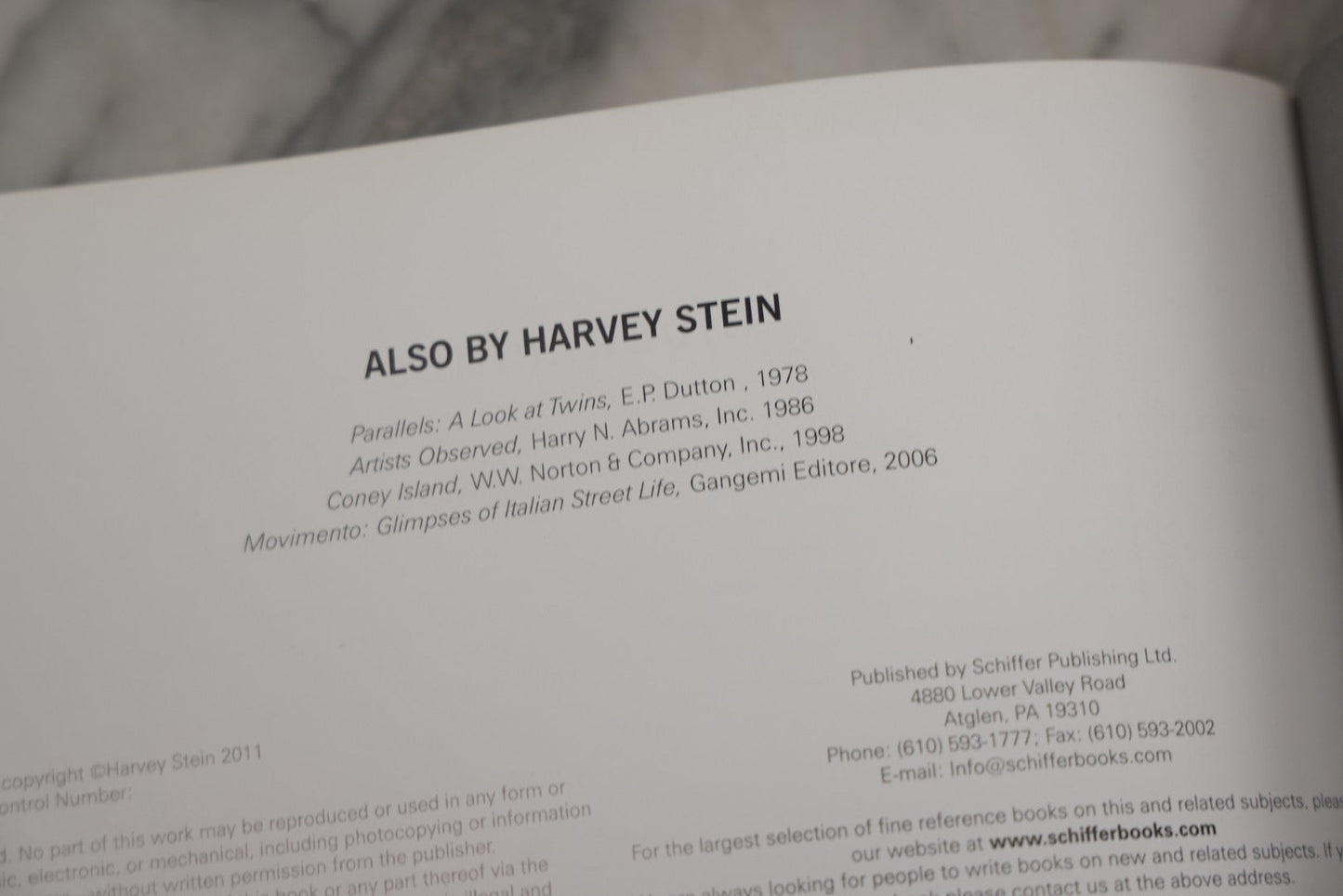 Lot 277 - "Coney Island; 40 Years" Modern Photography Coffee Table Book By Harvey Stein, Signed By The Photographer, Schiffer Books, Publishers, 2011