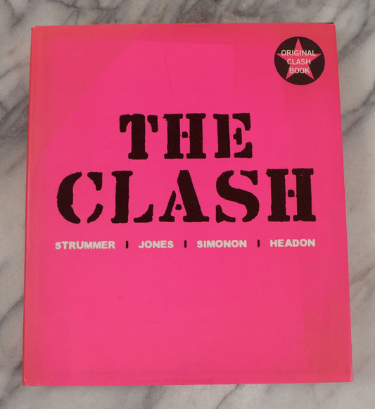 Lot 280 - "The Clash: Strummer, Jones, Simonon, Headon," Modern Book Of Band Photography And Interviews, "Original Clash Book" With Neon Pink Cover, Diorissimo Limited, Publisher, New York, 2008
