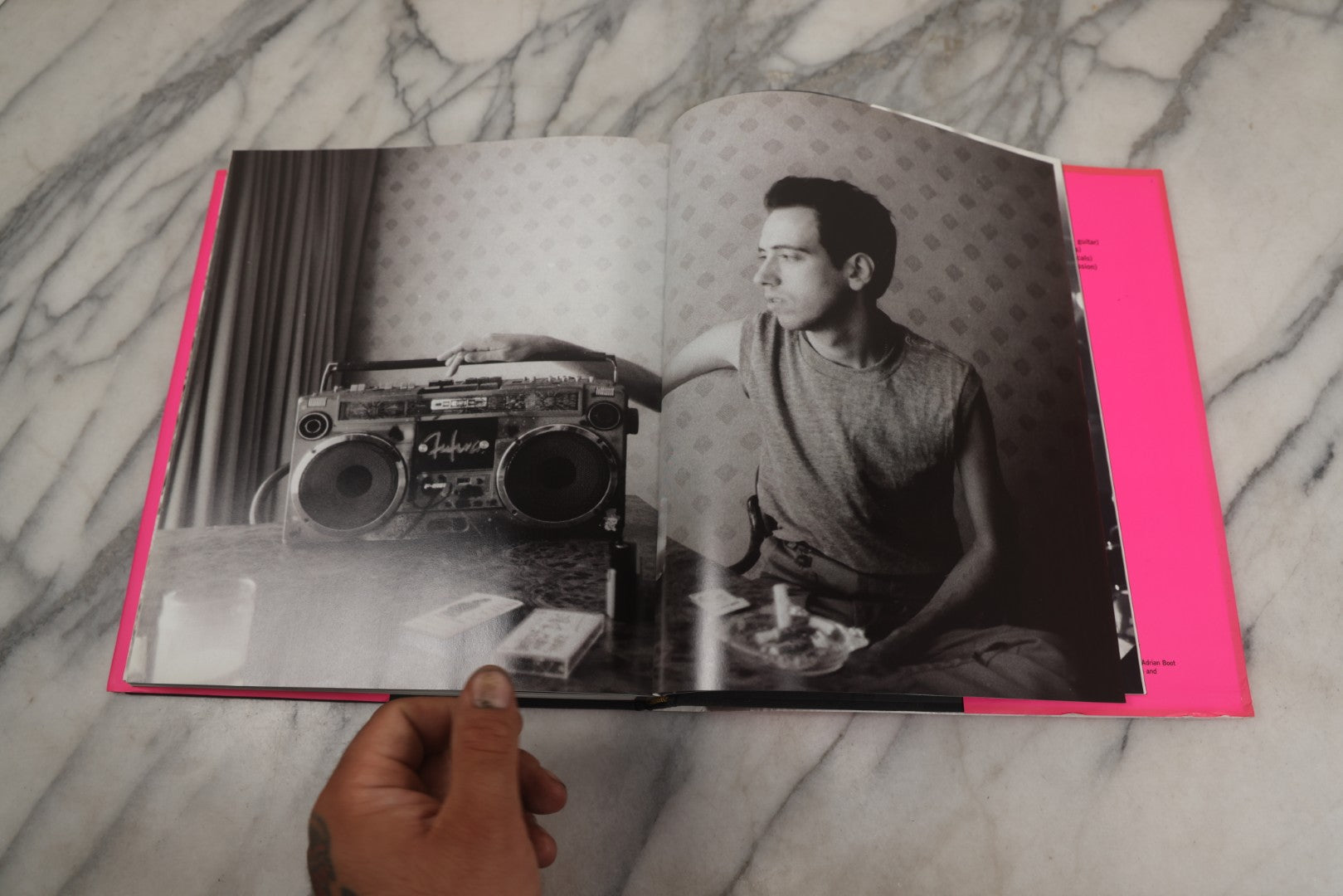 Lot 280 - "The Clash: Strummer, Jones, Simonon, Headon," Modern Book Of Band Photography And Interviews, "Original Clash Book" With Neon Pink Cover, Diorissimo Limited, Publisher, New York, 2008