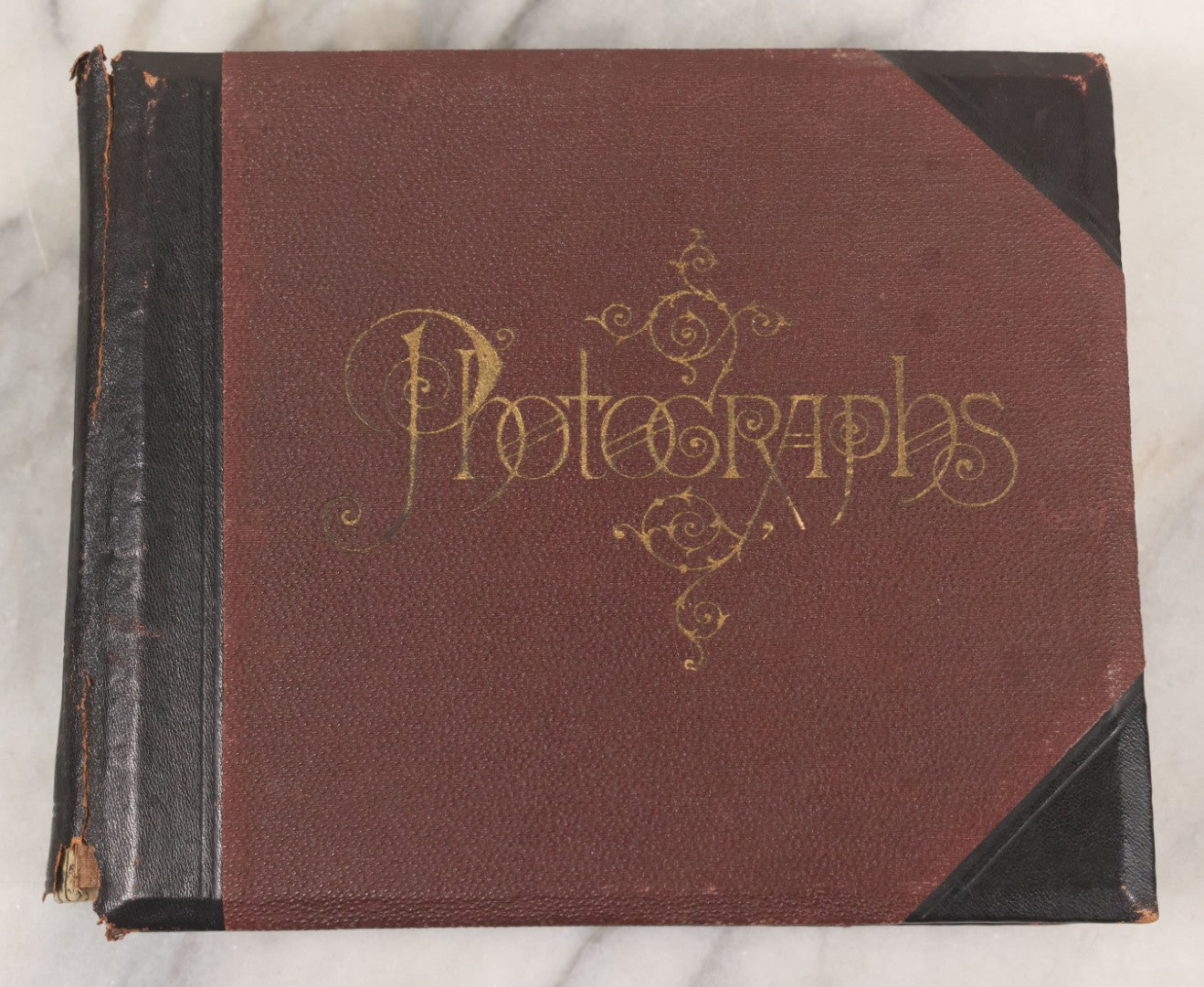 Lot 001 - Important Late 19th Century Photo Album Containing 44 Original Photographs Including Pre-Dreadnought Battleships From On Board & Shore, Washington D.C. From Atop The Washington Monument, Capitol Building, African American Men & Women, And More