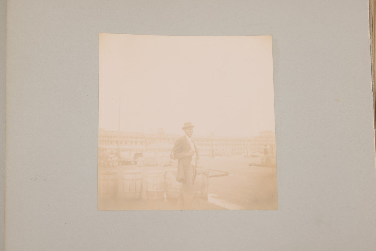 Lot 001 - Important Late 19th Century Photo Album Containing 44 Original Photographs Including Pre-Dreadnought Battleships From On Board & Shore, Washington D.C. From Atop The Washington Monument, Capitol Building, African American Men & Women, And More