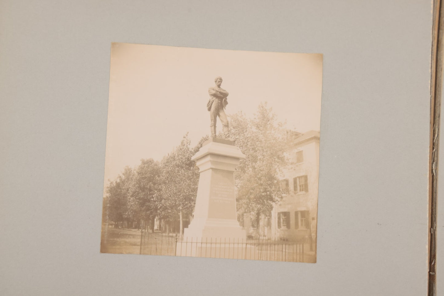 Lot 001 - Important Late 19th Century Photo Album Containing 44 Original Photographs Including Pre-Dreadnought Battleships From On Board & Shore, Washington D.C. From Atop The Washington Monument, Capitol Building, African American Men & Women, And More