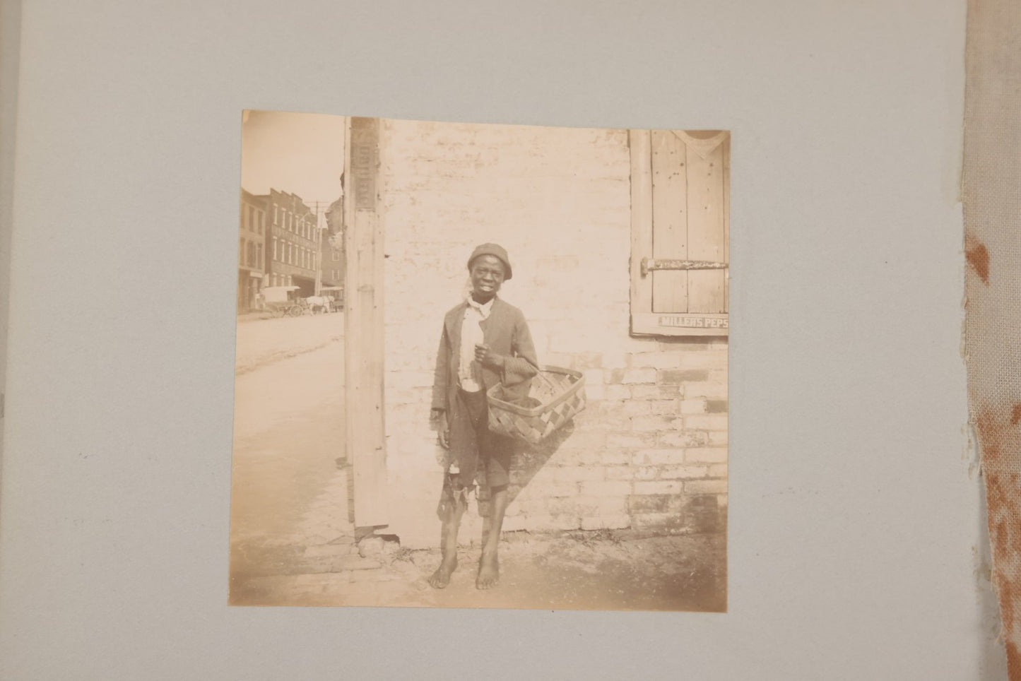 Lot 001 - Important Late 19th Century Photo Album Containing 44 Original Photographs Including Pre-Dreadnought Battleships From On Board & Shore, Washington D.C. From Atop The Washington Monument, Capitol Building, African American Men & Women, And More