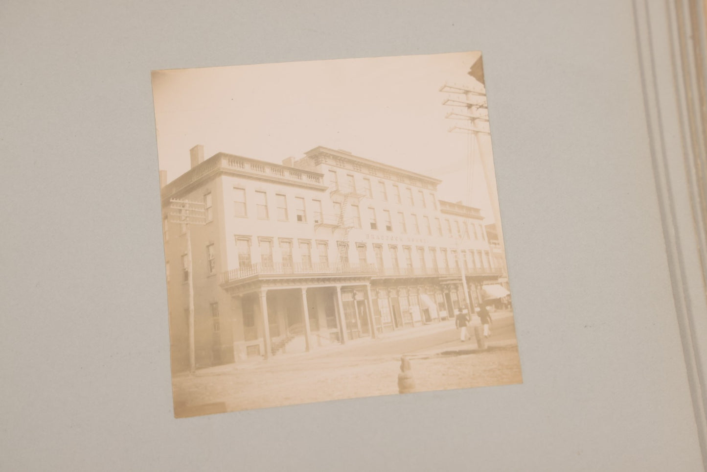 Lot 001 - Important Late 19th Century Photo Album Containing 44 Original Photographs Including Pre-Dreadnought Battleships From On Board & Shore, Washington D.C. From Atop The Washington Monument, Capitol Building, African American Men & Women, And More