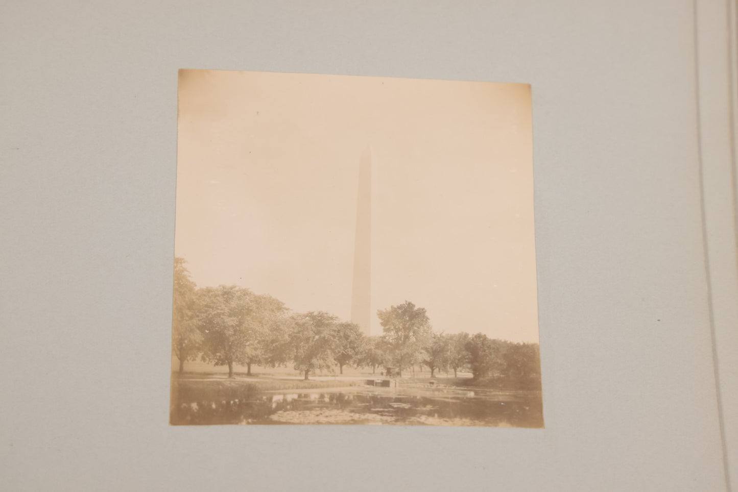 Lot 001 - Important Late 19th Century Photo Album Containing 44 Original Photographs Including Pre-Dreadnought Battleships From On Board & Shore, Washington D.C. From Atop The Washington Monument, Capitol Building, African American Men & Women, And More