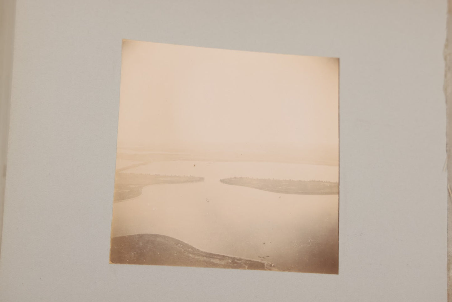 Lot 001 - Important Late 19th Century Photo Album Containing 44 Original Photographs Including Pre-Dreadnought Battleships From On Board & Shore, Washington D.C. From Atop The Washington Monument, Capitol Building, African American Men & Women, And More