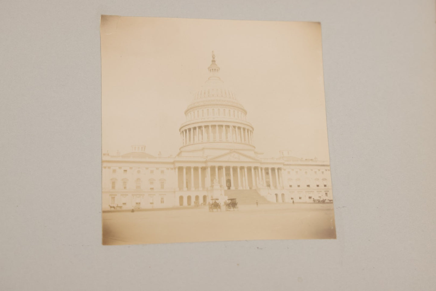 Lot 001 - Important Late 19th Century Photo Album Containing 44 Original Photographs Including Pre-Dreadnought Battleships From On Board & Shore, Washington D.C. From Atop The Washington Monument, Capitol Building, African American Men & Women, And More