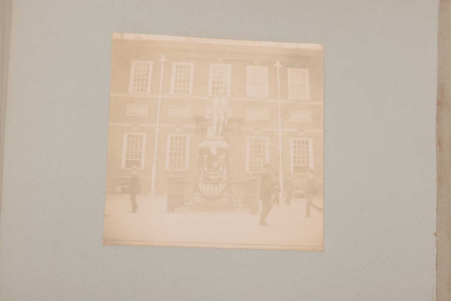 Lot 001 - Important Late 19th Century Photo Album Containing 44 Original Photographs Including Pre-Dreadnought Battleships From On Board & Shore, Washington D.C. From Atop The Washington Monument, Capitol Building, African American Men & Women, And More
