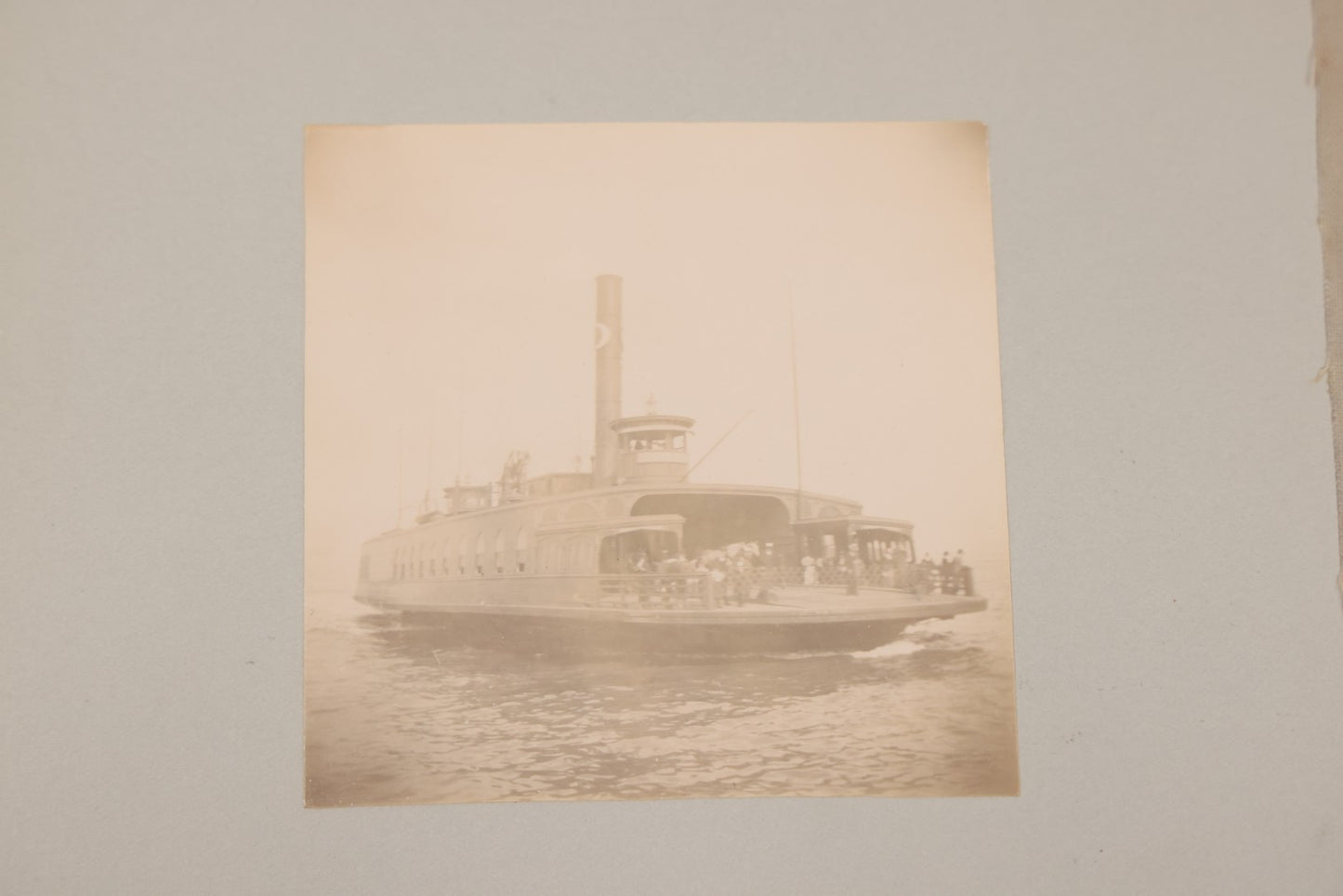 Lot 001 - Important Late 19th Century Photo Album Containing 44 Original Photographs Including Pre-Dreadnought Battleships From On Board & Shore, Washington D.C. From Atop The Washington Monument, Capitol Building, African American Men & Women, And More