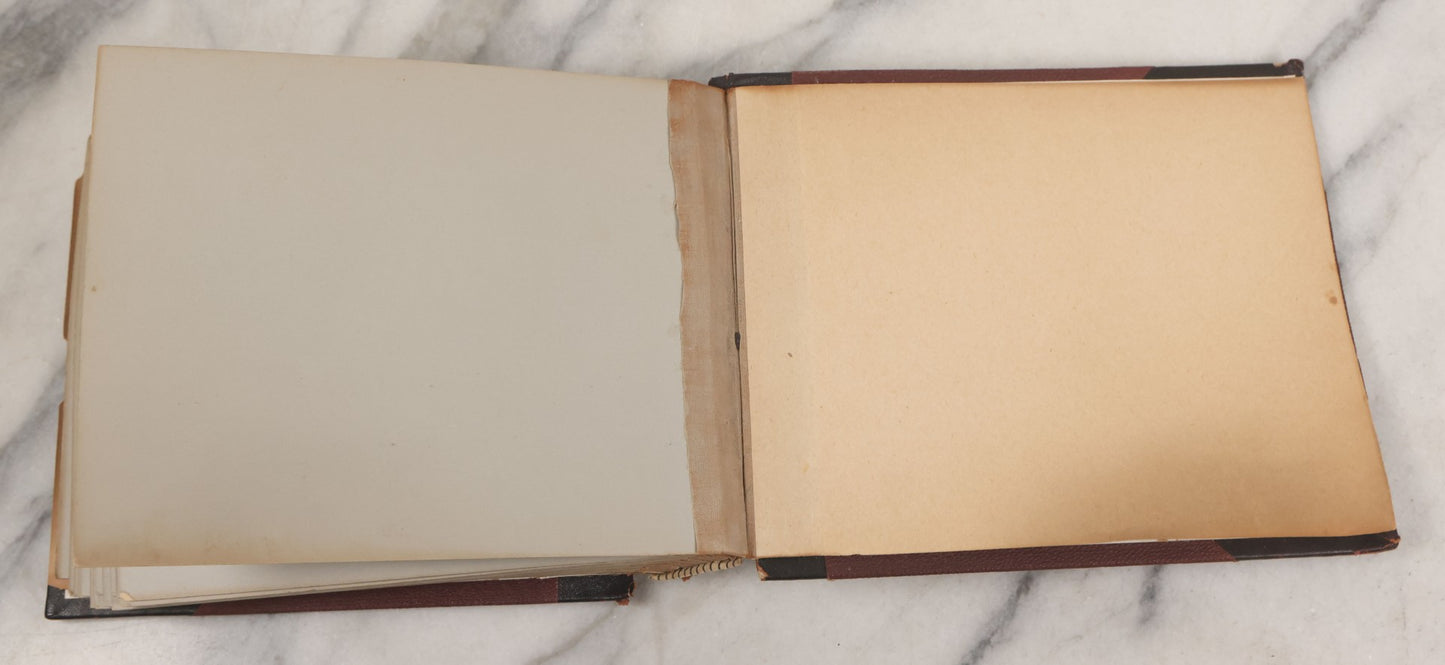Lot 001 - Important Late 19th Century Photo Album Containing 44 Original Photographs Including Pre-Dreadnought Battleships From On Board & Shore, Washington D.C. From Atop The Washington Monument, Capitol Building, African American Men & Women, And More