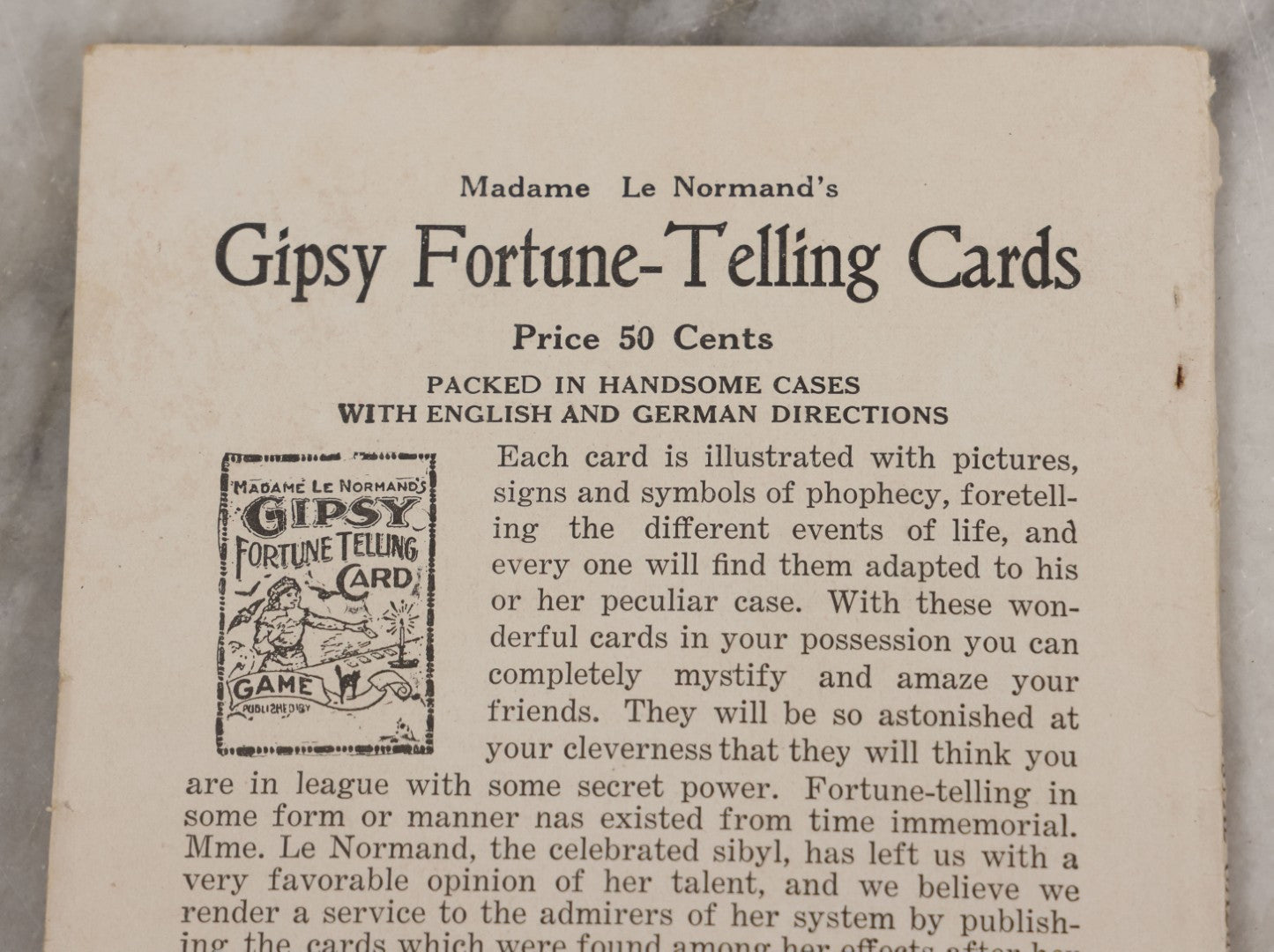 Lot 003 - "Crystal Gazing" Antique Booklet By Julius Zancig, World's Greatest Mind Reader, "The Unseen World, A Treatise On The Art Of Concentration," Copyright 1923, Magnus Works, New York City